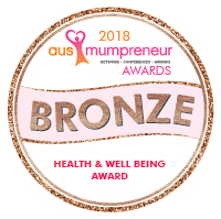 AusMumpreneur Health and Wellbeing Bronze award